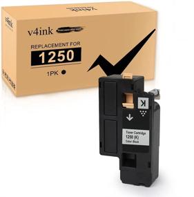 img 4 attached to 🖨️ v4ink Dell 1250 810WH Black Toner Cartridge: High-Quality Replacement for Dell Printers