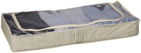 img 4 attached to Sage Green Household Essentials Underbed Storage Chest: Optimized for Seamless Organization