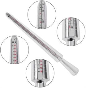 img 3 attached to 📏 Accurate Ring Sizer Tool Set: Ring Mandrel & Gauge for Precise Jewelry Making Measurements