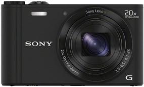 img 4 attached to 📷 Цифровая камера Sony DSC-WX300/B - 18,2 МП с 20-кратным оптическим стабилизированным зумом, 3-дюймовым ЖК-дисплеем - черного цвета