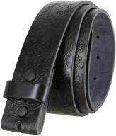 authentic western floral engraved leather men's accessories for a distinctive style logo