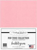 bubblegum pink cardstock paper - vibrant 8.5 x 11 📄 inch 65 lb. cover - premium 50 sheets at cardstock warehouse logo