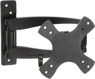 📺 monoprice stable series full-motion articulating tv wall mount bracket - 13in to 27in tvs, max 33lbs weight, 1.8in to 13.0in extension, vesa patterns up to 100x100, ul certified logo