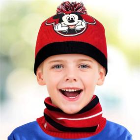 img 3 attached to ❄️ Bundle Up Your Little Adventurer with Disney Mickey Winter Mittens - Essential Toddler Boys' Accessories for Chilly Days