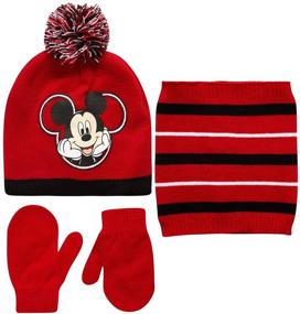 img 4 attached to ❄️ Bundle Up Your Little Adventurer with Disney Mickey Winter Mittens - Essential Toddler Boys' Accessories for Chilly Days