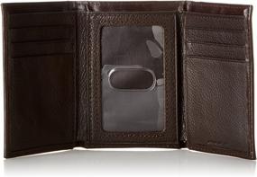 img 1 attached to 👔 Nocona Men's Brown Ostrich Trifold Wallet: Premium Quality and Timeless Style