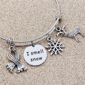 img 2 attached to 🎄 SEIRAA Christmas Bracelet: Snow-scented Holiday Jewelry for Her - Winter Gift