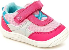 img 4 attached to 360 Stride Rite Shoes for Infant Toddler Girls