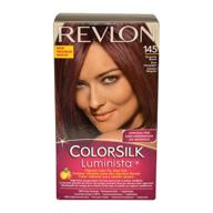💇 enhanced revlon colorsilk luminista haircolor in burgundy brown shade logo