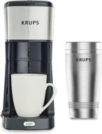 krups simply single serve stainless tumbler logo