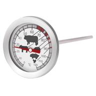 stainless steel dial meat thermometer logo