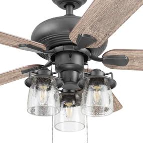 img 2 attached to Enhance Your Space with the 🌟 Prominence Home 51432-01 Crown Ceiling Fan, 42, Bronze