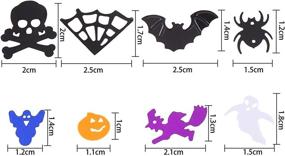 img 1 attached to DECORA Confetti Multi Shaped Halloween Decoration