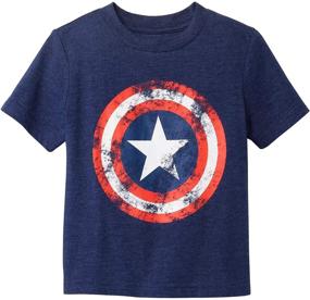 img 1 attached to Marvel Toddler Captain America T Shirt