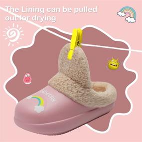 img 1 attached to 👦 Kids House Slippers: Lightweight Non-Slip Shoes for Boys and Girls – Indoor Outdoor Garden Shoes