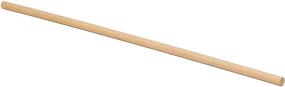 img 2 attached to 🔨 Ручные и домашние деревянные шпажки - 1/4 х 12 дюймов неоконченные палки из твердого дерева - 25 штук от Woodpeckers: Идеально подходят для различных ремесленных проектов.