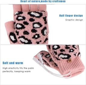 img 2 attached to 🔥 Stay Cozy and Productive with Eurobuy USB Heated Gloves: Women's Winter Heated Gloves with Adjustable Temperature, Timer, and Fingerless Design – Perfect for Typing, Hiking, and Cycling