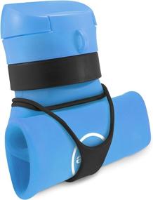 img 4 attached to DAJE Sports Straight Kettle: Collapsible, Leak Proof Silicone Bottle – BPA Free, Foldable Water Bottle for Sports, Travel, Outdoors – 20 oz (Blue)