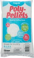 fairfield pp2b poly-pellets weighted stuffing beads: optimal filling solution for plush toys, pillows & more! logo