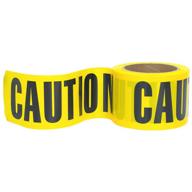 ps direct products: heavy duty caution tape - 3 inch x 200 feet - bright yellow w/bold black legend for best readability - maximum visibility - designed for danger/hazardous areas logo