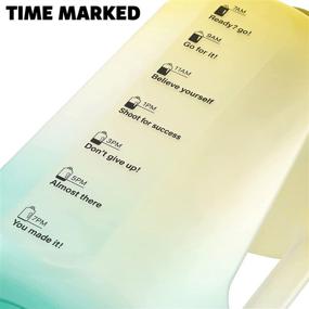 img 3 attached to Gallon Water Bottle Time Marker Outdoor Recreation for Accessories