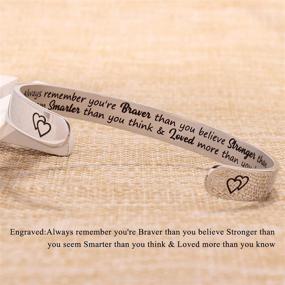 img 2 attached to 🎁 Btysun Bracelets for Women: Meaningful Inspirational Gifts in a Personalized Mantra Jewelry Box