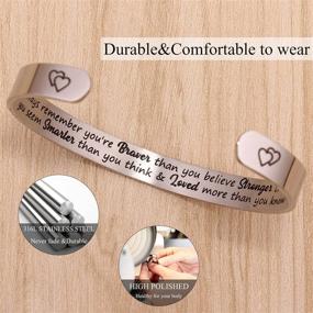 img 3 attached to 🎁 Btysun Bracelets for Women: Meaningful Inspirational Gifts in a Personalized Mantra Jewelry Box