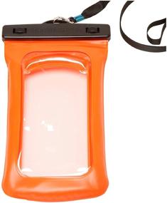 img 3 attached to 📱 geckobrands Float Phone Dry Bag: A Waterproof & Floating Phone Pouch for iPhone and Samsung Galaxy - Available in 5 Vibrant Colors