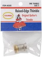 colonial needle sst 5 raised thimble logo