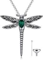 aoboco dragonfly necklace cremation simulated logo