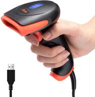 📱 tera ccd barcode scanner: fast and precise wired bar code reader - usb 1d linear scanner for screen, tablets, laptops, and smartphones (model 1871) logo
