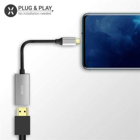 img 2 attached to 🔌 Olixar адаптер USB С к HDMI 4K: Отображение экрана вашего устройства на телевизоре, мониторе или проекторе в потрясающем разрешении 4K @ 60 Гц!