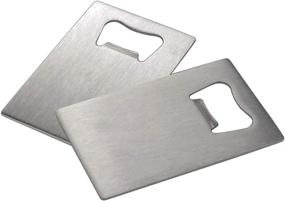 img 4 attached to 🍺 6-Pack of Ramddy Stainless Steel Credit Card Bottle Openers