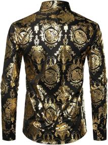 img 3 attached to 👔 ZEROYAA Men's Luxury Multicoloured Sleeve Design Clothing