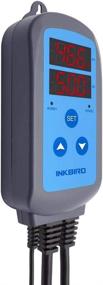 img 1 attached to 🍄 Inkbird IHC200 Humidistat Humidity Controller for Mushroom Greenhouse with Pre-Wired Outlet - Dual Stage Control for Humidifier and Dehumidifier