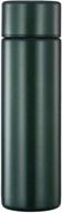 💚 emerald green cute thermos water bottle - 5 oz mini insulated stainless steel bottle - long lasting cold & hot storage | ideal for purse or kids lunch bag логотип