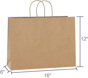 img 3 attached to BagDream 16X6X12 Shopping Mechandise Recyclable Gift Wrapping Supplies