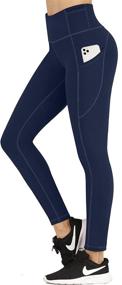 img 2 attached to IUGA High Waisted Yoga Pants with Pockets - Workout Leggings for Women with Convenient Pockets