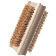 premium konex non-slip wooden hand and nail brush | dual-sided with tampico bristles: the ultimate tool for effective cleaning logo