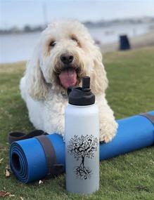 img 3 attached to 🌊 BPA-Free Leak Proof Replacement Straw Lids for Wide Mouth Sports Vacuum Insulated Double Walled Water Bottles: Enhance Hydration on the Go!