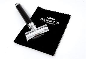 img 2 attached to 🎄 Christmas Special Offer: Benny's of London Double Edge Safety Razor - Heavy Weight Luxury Shave Razor, Cleaning Cloth Included (Blades Not Included) - Ultimate Men's Razor for the Best Shaving Experience