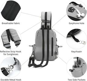 img 1 attached to 🎒 Lightweight Sucipi Crossbody Backpack - Optimal for Shoulder Comfort