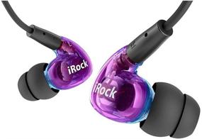 img 3 attached to 🎧 GranVela A8 Dual Driver In-Ear Earphones - Wired Stereo Sport Earbuds with Mic and Noise-Isolating Headphones, Dynamic Crystal Clear Sound, Ergonomic Comfort-Fit for Running, Workout, Gym - Purple