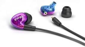 img 2 attached to 🎧 GranVela A8 Dual Driver In-Ear Earphones - Wired Stereo Sport Earbuds with Mic and Noise-Isolating Headphones, Dynamic Crystal Clear Sound, Ergonomic Comfort-Fit for Running, Workout, Gym - Purple