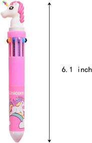 img 2 attached to 🦄 Adorable Back to School Unicorn Gift Set: Perfect for Girls, Includes Pink Princess School Supplies, Unicorn Stationery Set with Keychain, Pen, Notebook, Paper Clips, and Pencil Pouch