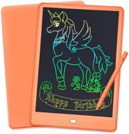 🖍️ 10 inch colorful lcd writing tablet - doodle & drawing pad, erasable & reusable tablets - educational learning toys for 3-8 year old boys & girls logo