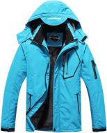 🧥 ultimate protection: men's waterproof ski jacket for winter - stay warm with hooded raincoat and snow coat логотип