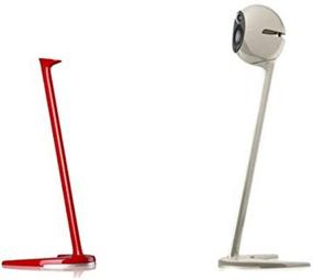 img 2 attached to 🔊 Luna Eclipse Speaker Stands - Edifier USA SS01C-White: Enhancing Style and Sound Quality