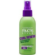 garnier fructis style curl renew reactivating milk spray: unleash gorgeous curls with this 5 ounce beauty (packaging may vary) logo