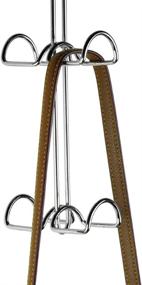 img 1 attached to 👜 Set of 2 Evelots Hanging Purse Handbag Closet Organizers, 12 Hooks Total, with Chrome Finish